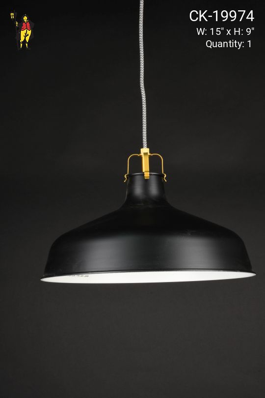 Black 15" Hanging RLM