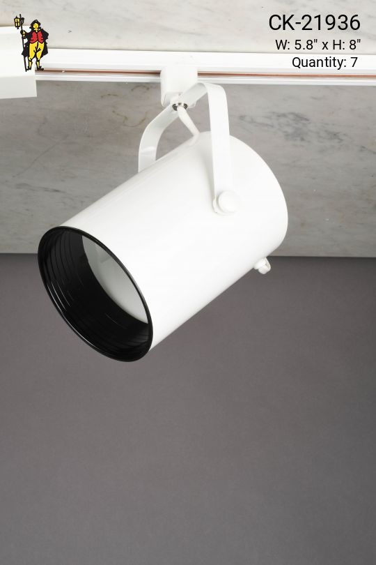Large White Directional Can Track Light (Head Only) (Compatible w/CK-21932)