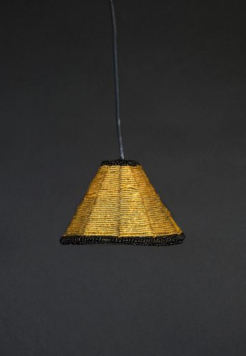Small Hanging Beaded Shade Pendant