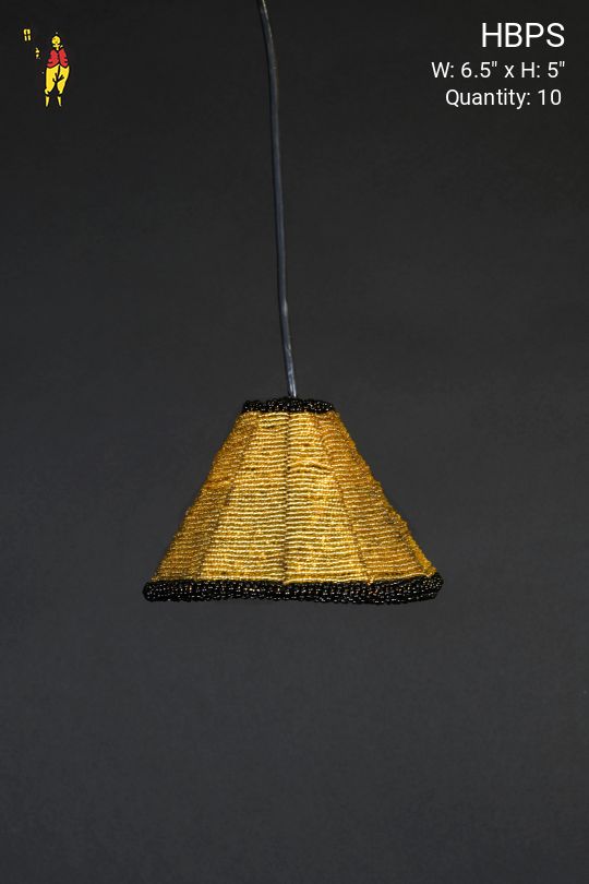 Small Hanging Beaded Shade Pendant