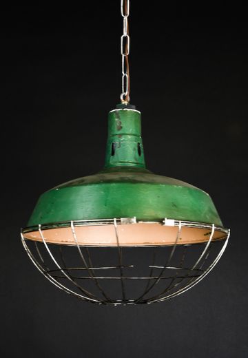 Hanging Eighteen Inch RLM w/Metal Cage