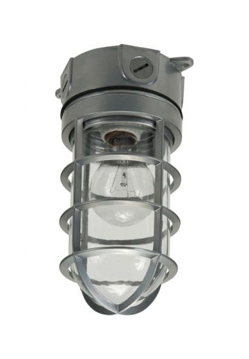 Nickel Flushmount Vapor Light