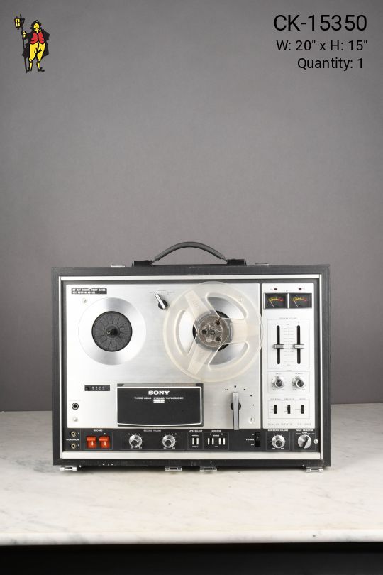 Sony Three Head Stereo Tape Recorder w/Speakers