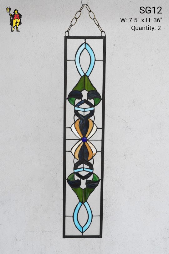 Small Rectangular Stain Glass