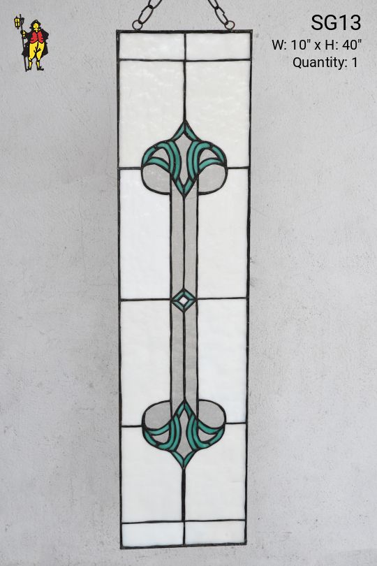 Frosted Rectangular Stain Glass