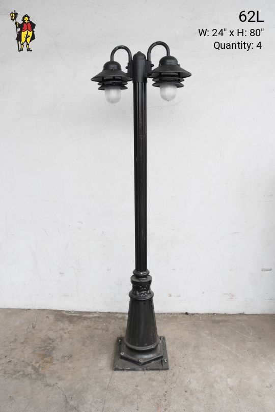 Two Light Six Foot Lamp Post