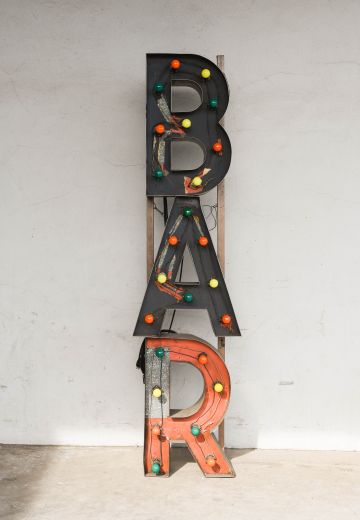 Light Up "Bar" Sign