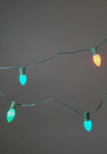 25' Multicolor C9 String Lights