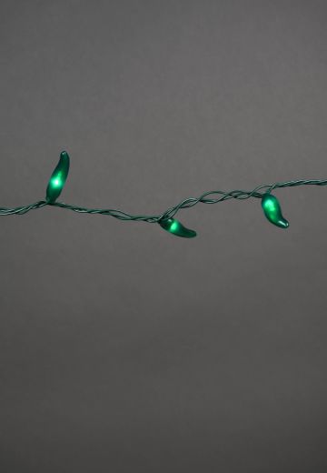 15' Green Chili Pepper String Lights