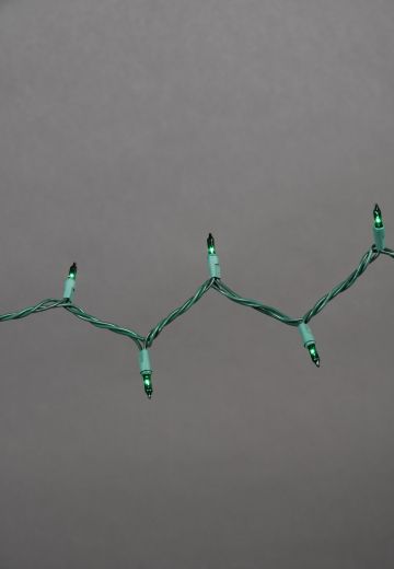 25' Green Strand Green Xmas Lights