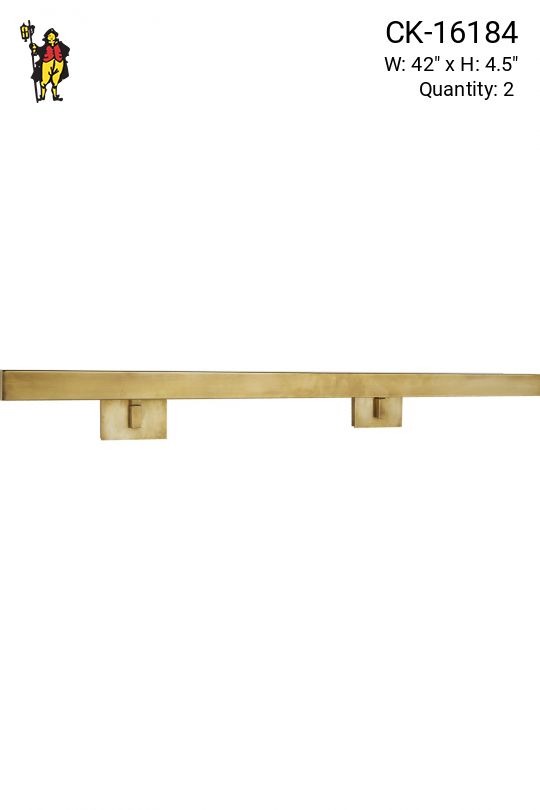 42" Antique Brass Picture Light