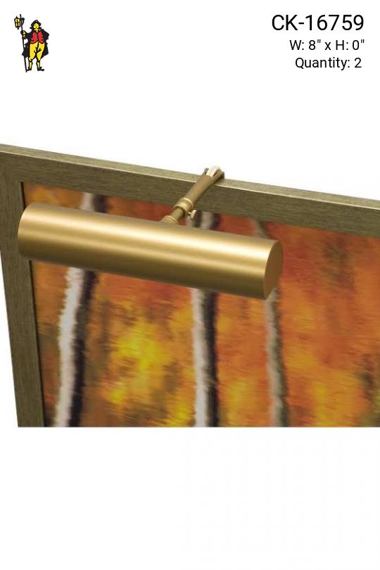 8" Brass Picture Light