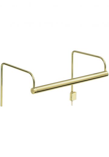11" Polished Brass Picture Light