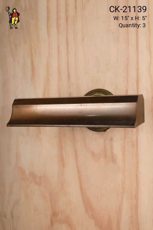 14" Antique Brass Adjustable Picture Light