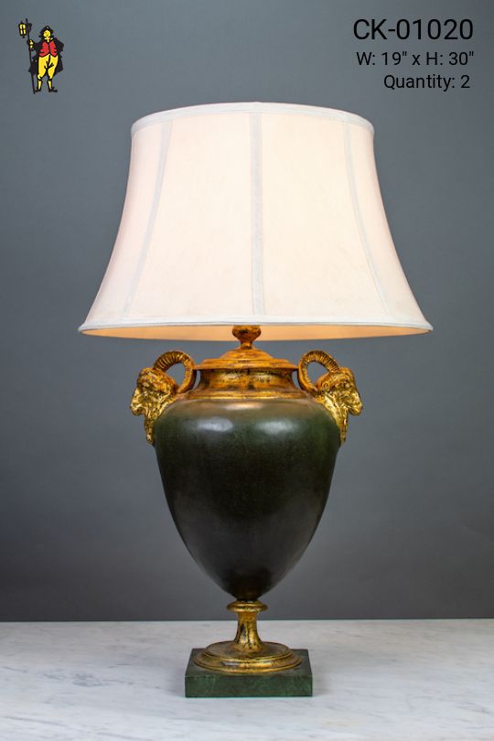 Large Urn Style Table Lamp