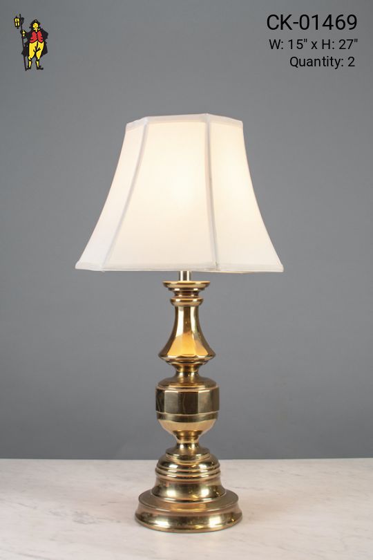 Traditional Brass Table Lamp