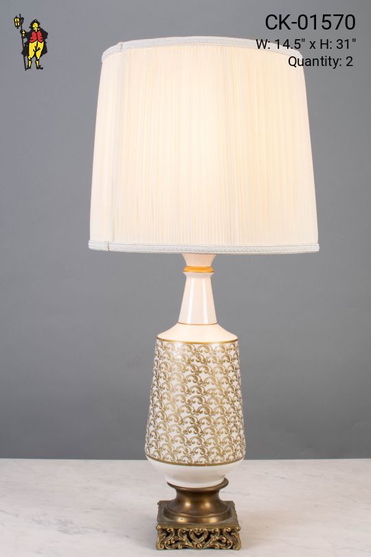 Ceramic Painted Table Lamp