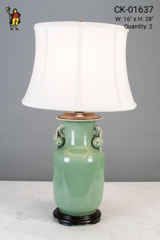 Green Ceramic Table Lamp