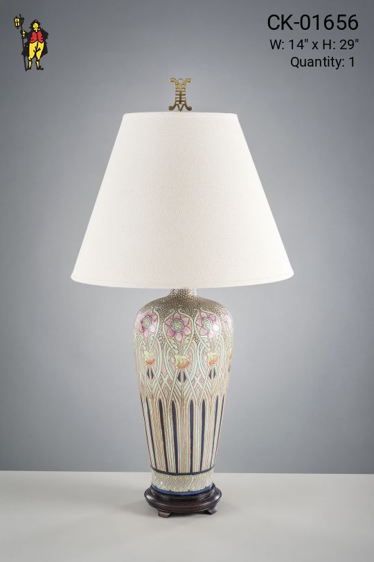 Ceramic Asian Style Table Lamp