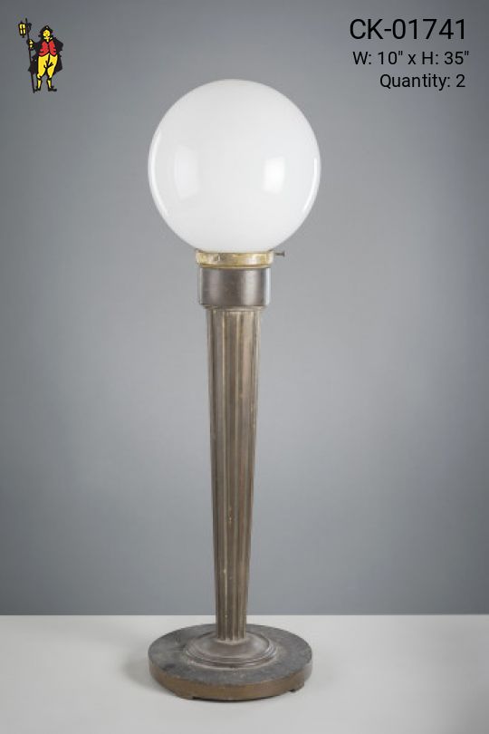 Antique Bronze Post Table Lamp