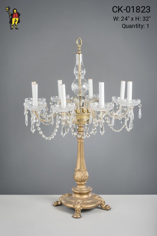 Nine Light Table Candelabra