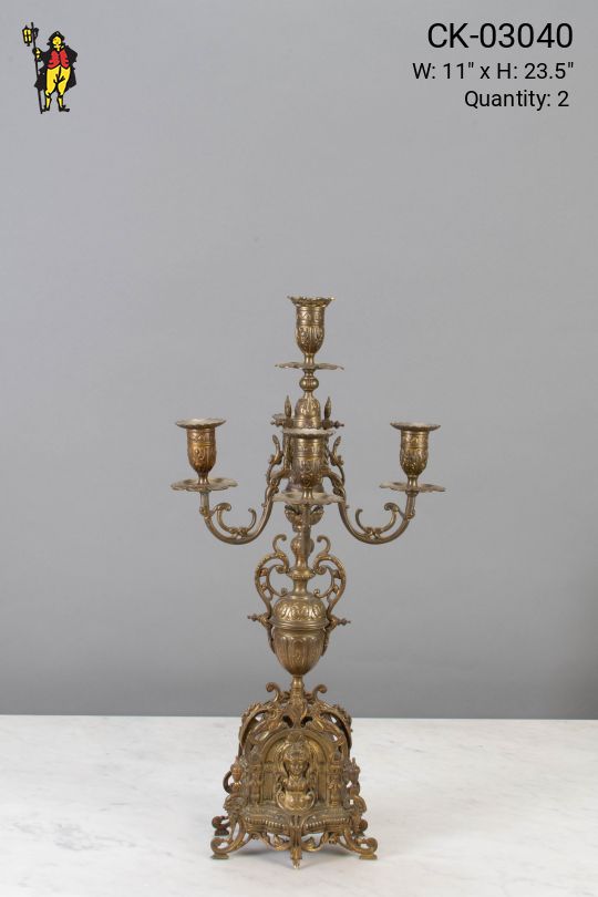 Five Candle Table Fixuture