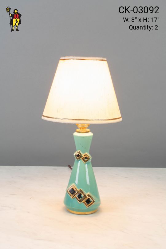 Green Ceramic Table Lamp
