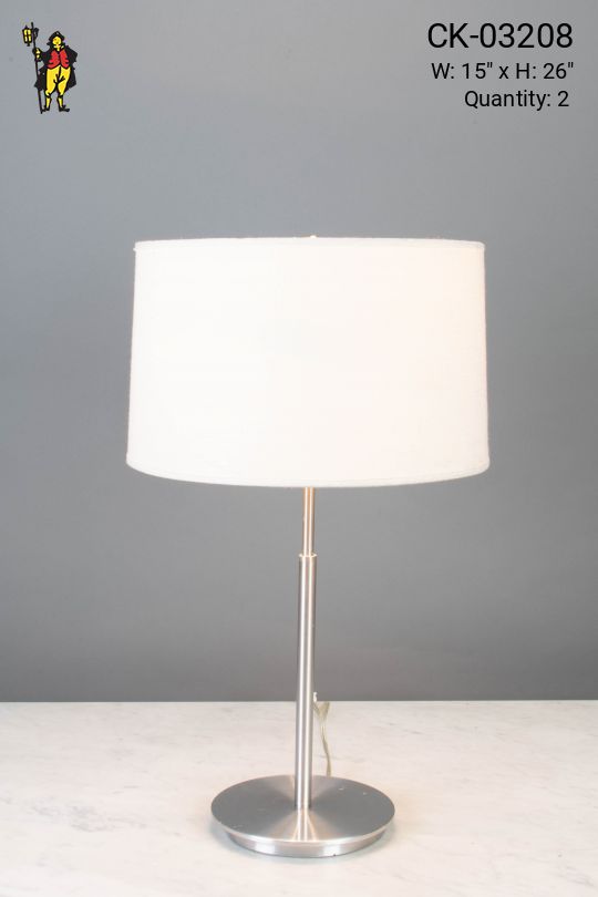 Modern Chrome Table Lamp