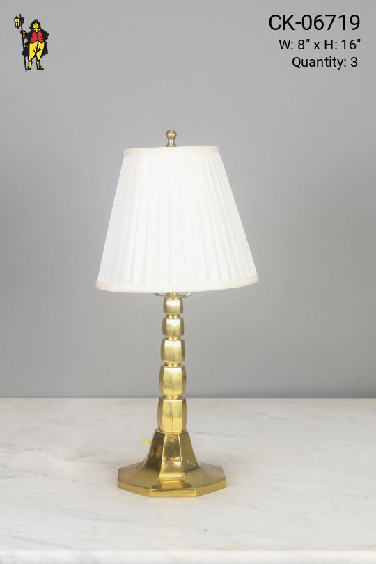 Simple Brass Table Lamp