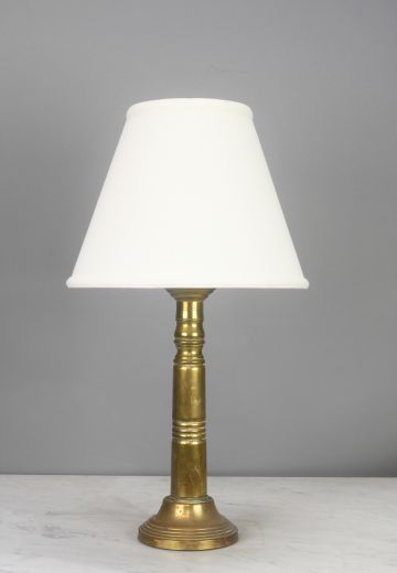Distressed Brass Table Lamp