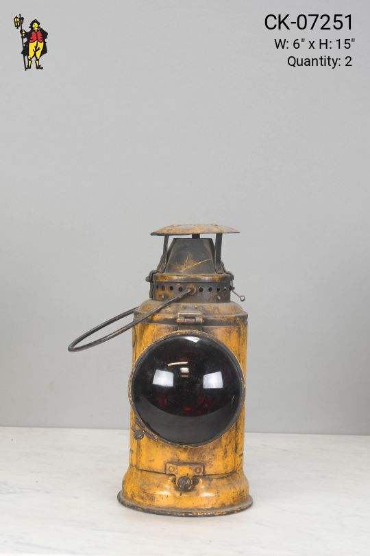 Orange Railroad Lantern