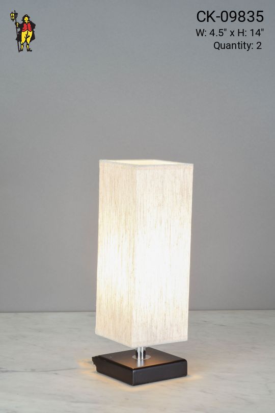 Modern Fabric Shaded Table Lamp