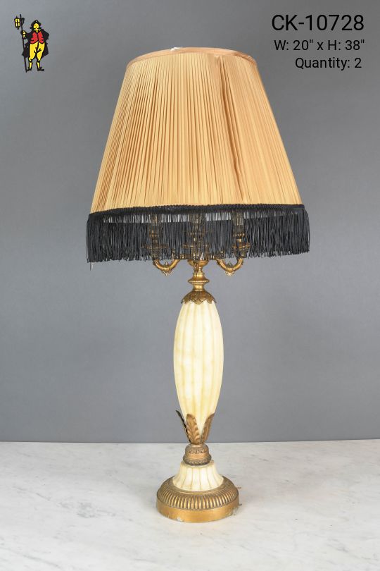 Marble Four Candle Table Lamp