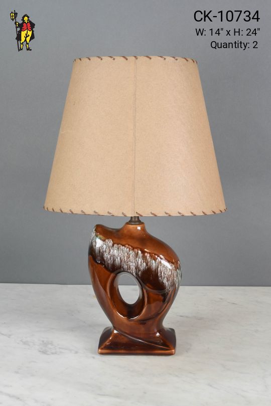 Modern Painted Ceramic Table Lamp