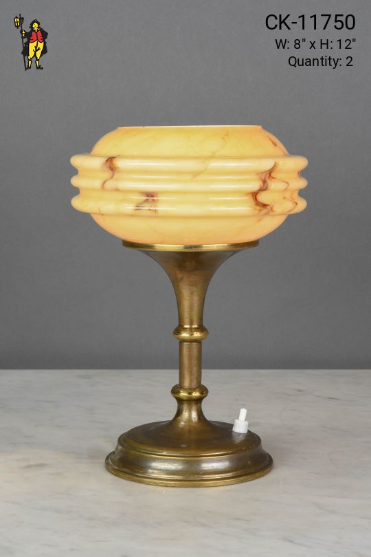 Brass Art Deco Table Lamp