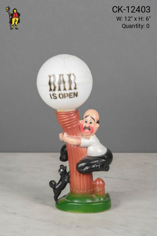 Small Ceramic "Bar" Table Lamp