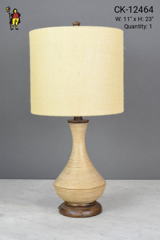 Beige Ceramic Table Lamp