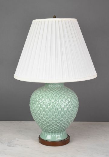 Green Ceramic Table Lamp