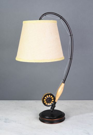 Fishing Pole Table Lamp