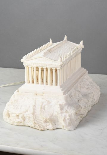 Plaster Greek Pantheon Lamp