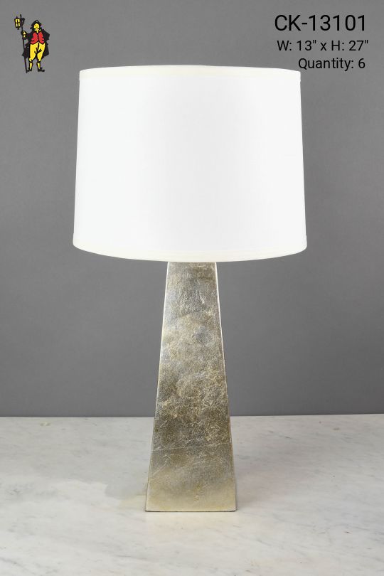 Textured Metals Ceramic Table Lamp