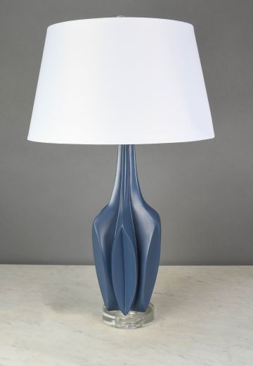 Blue Ceramic Table Lamp