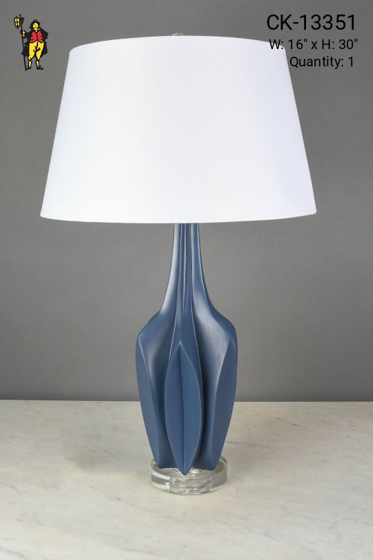 Blue Ceramic Table Lamp