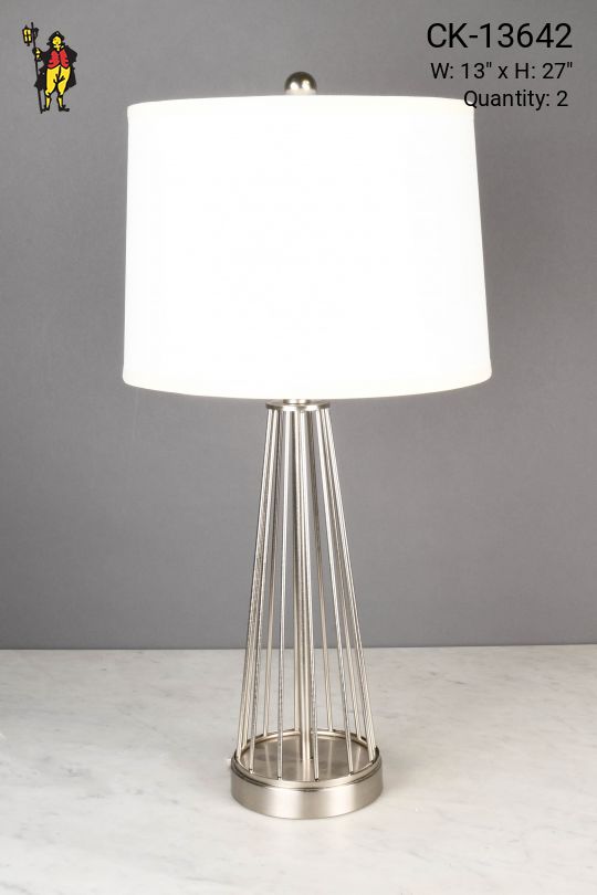 Nickel Table Lamp