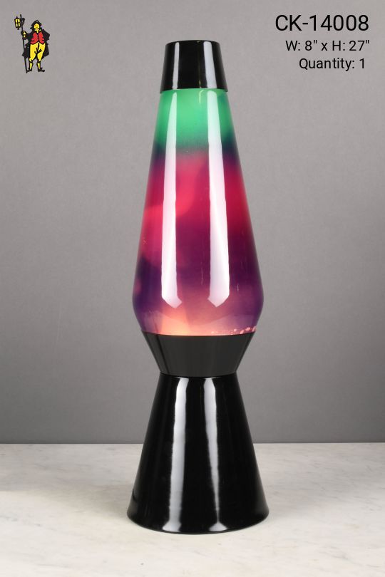 Black Oversize Lava Lamp
