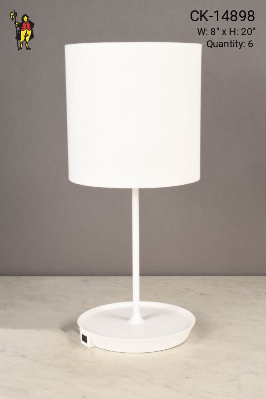 White Modern Table Lamp
