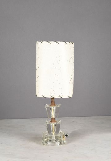 Small Glass Table Lamp