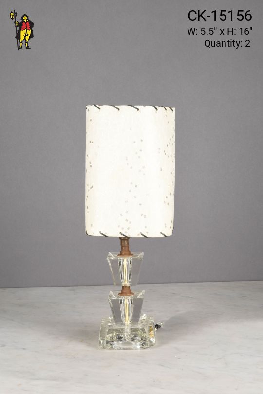 Small Glass Table Lamp