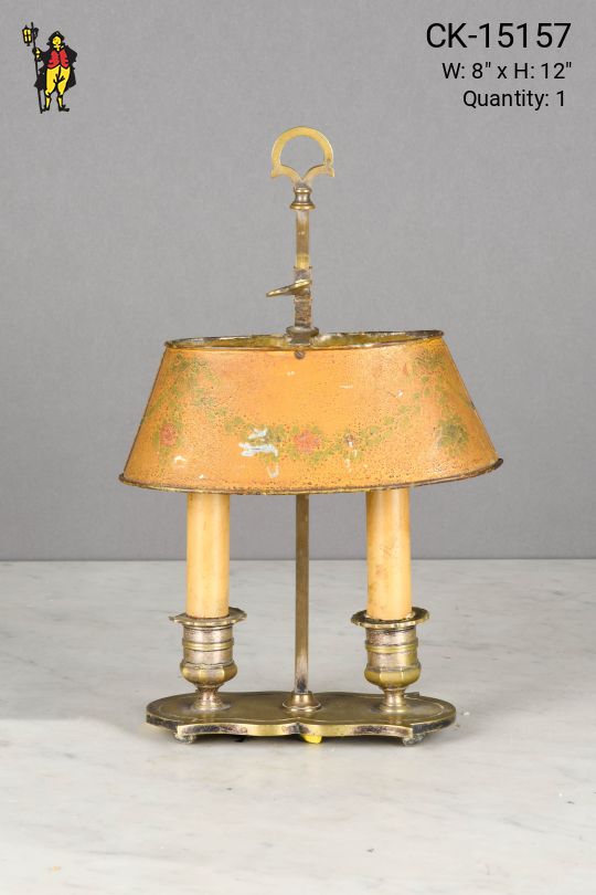 Distressed Two Candle Small Bouliette