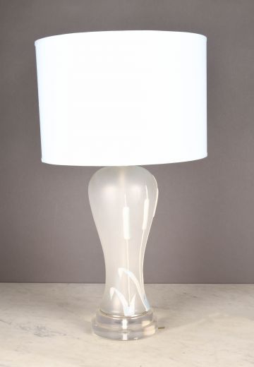 Translucent Painted Table Lamp